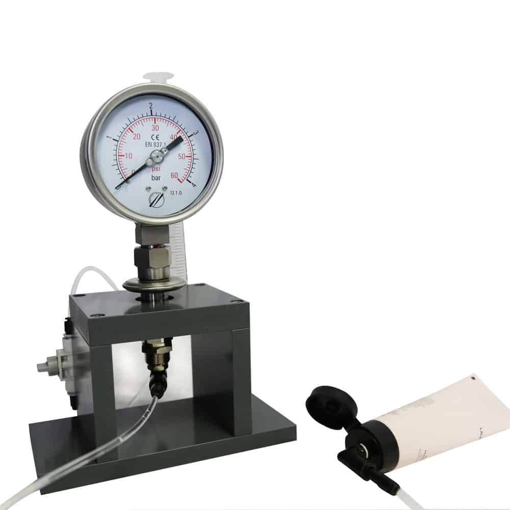 Calibration kit for tube crushers and doypack crusher